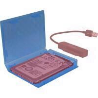 Cutie protectie hard disk Inter-Tech KP001A 2.5 inch albastra