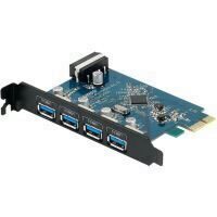 Adaptor PCI-express Orico PVU3-4P 4 Port-uri USB 3.0 PCI-Express Card