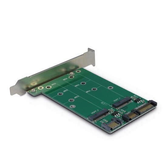 Adaptor Inter-Tech Argus KT005A 2x M.2 SATA
