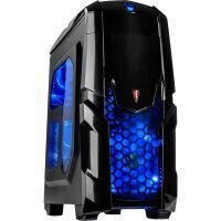Carcasa Inter-Tech Q2 Illuminator albastra