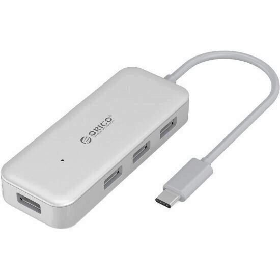 Hub Orico TC4U-U3 USB 3.0 argintiu