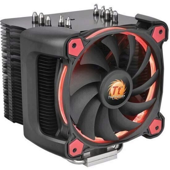 Cooler procesor Thermaltake Riing Silent 12 Pro iluminare rosie