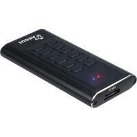 Rack HDD Inter-Tech Argus Data Protector GD-MSLK01 cu criptare USB 3.0 2.5 inch negru