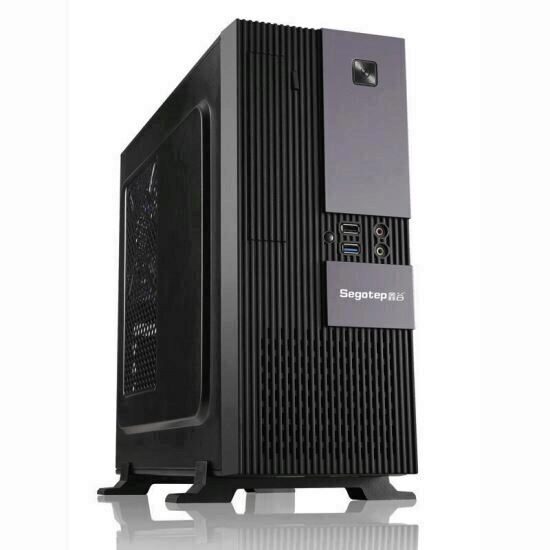 Carcasa Segotep Raynor Tower Mini K neagra cu argintiu sursa 350W
