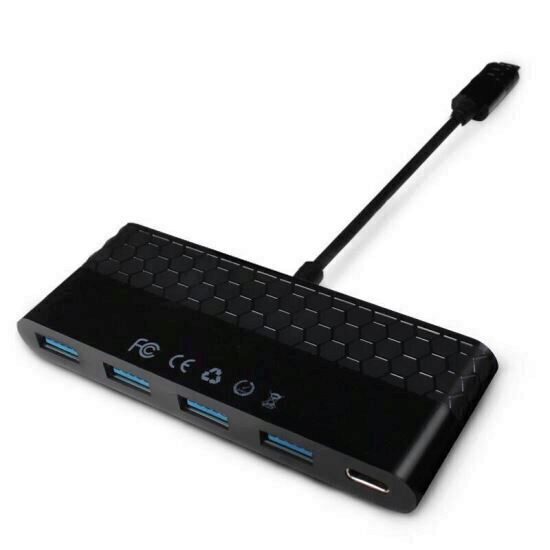 Adaptor SSK SHU-C100 USB 3.0 Type-C catre USB Type-C/4 Ports Hub