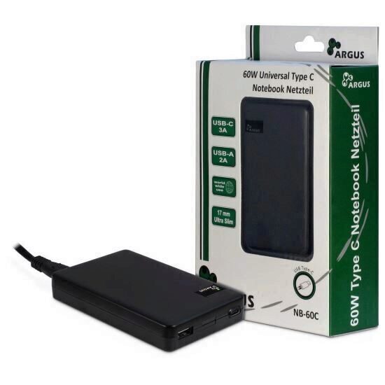 Alimentator laptop Inter-Tech Argus NB-60C 60W