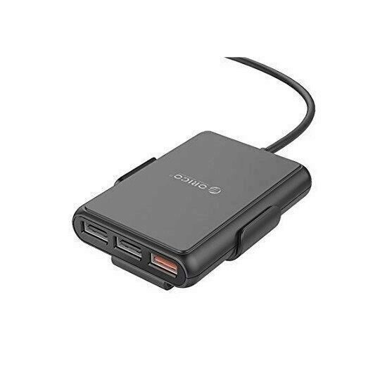 Incarcator auto Orico UCP-5P 52W 5 port-uri cu extensie negru