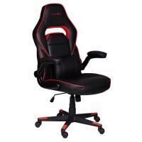 Scaun gaming Inaza Interceptor negru cu rosu