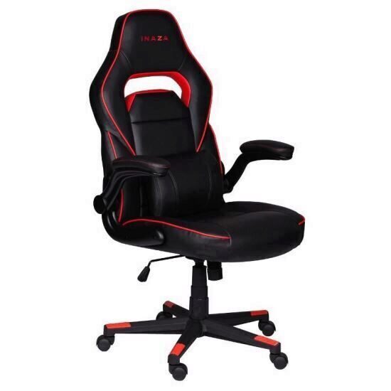 Scaun gaming Inaza Interceptor negru cu rosu