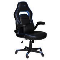 Scaun gaming Inaza Interceptor negru cu albastru