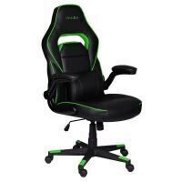 Scaun gaming Inaza Interceptor negru cu verde