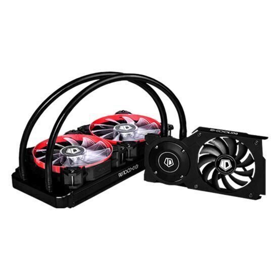 Cooler placa video cu lichid ID-Cooling Frostflow 240VGA iluminare rosie