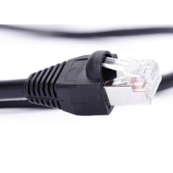 Cablu retea Inter-Tech CAT5 UTP 10m negru