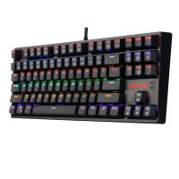 Tastatura gaming mecanica Redragon Daksa neagra iluminare rainbow			