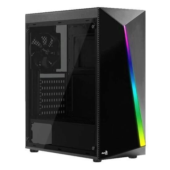 Carcasa Aerocool Shard Tempered Glass neagra