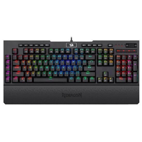 Tastatura gaming mecanica Redragon Brahma neagra iluminare RGB			