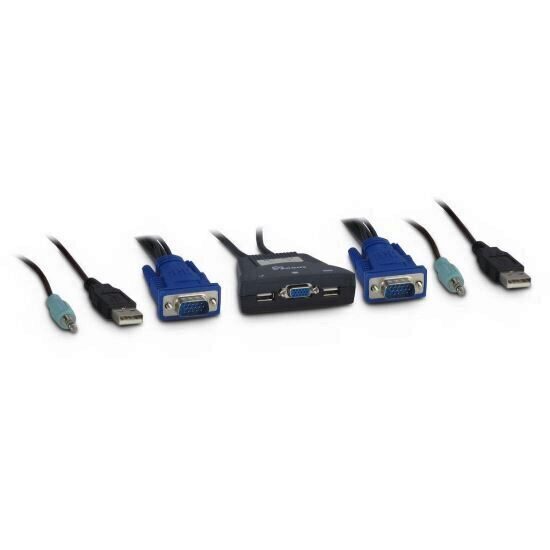 KVM Inter-Tech LS-21JA VGA 2 port-uri USB si audio