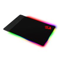 Mousepad gaming Redragon P025 negru iluminare RGB si incarcare wireless