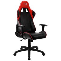 Scaun gaming Aerocool AC100 Air negru cu rosu