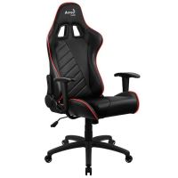 Scaun gaming Aerocool AC110 Air negru cu rosu