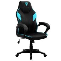 Scaun gaming ThunderX3 EC1 negru cu cyan