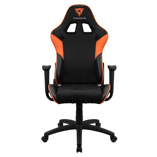 Scaun gaming ThunderX3 EC3 negru cu portocaliu