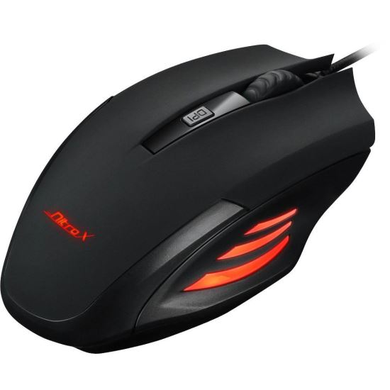 Mouse gaming NitroX GX-62 LED negru iluminare RGB