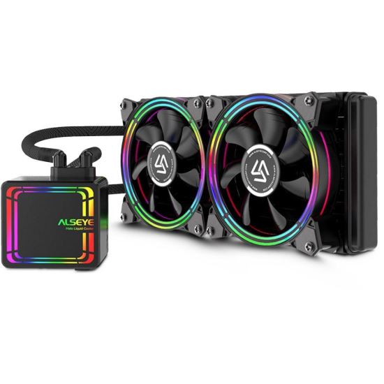 Cooler procesor cu lichid Alseye H240 Halo ilumninare RGB