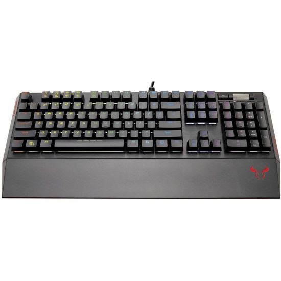 Tastatura gaming mecanica Riotoro Ghostwriter neagra Cherry Brown iluminare RGB