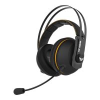 Casti gaming wireless ASUS TUF H7 negre cu galben