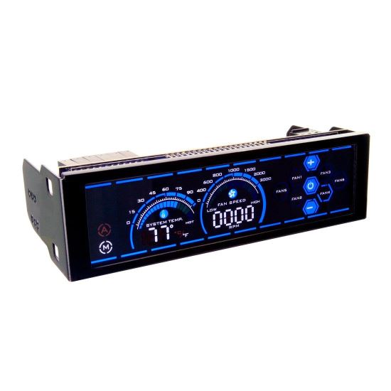 Fan controller Alseye A-100 iluminare albastra