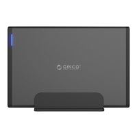 Rack HDD Orico 7688C3 USB 3.1 3.5” negru