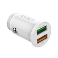 Incarcator auto Orico UPZ-2U 20W QC 3.0 alb