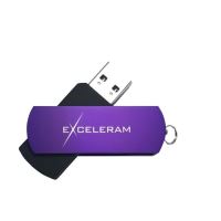 Memorie USB Exceleram USB 3.1 Gen1 32GB P2 indigo cu negru