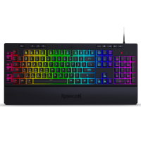 Tastatura gaming Redragon Shiva neagra iluminare RGB