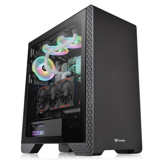 Carcasa Thermaltake S300 Tempered Glass neagra