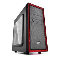 Carcasa Deepcool Tesseract SW negru cu rosu