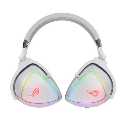 Casti gaming ASUS ROG Delta RGB albe