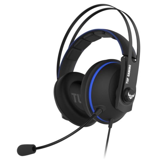 Casti gaming ASUS TUF H7 Core albastre