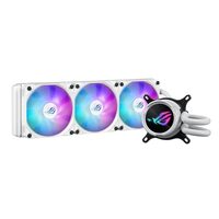 Cooler procesor cu lichid ASUS ROG STRIX LC III 360 iluminare aRGB alb