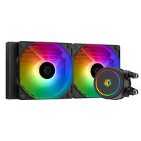 Cooler procesor cu lichid ID-Cooling FX240 negru iluminare aRGB