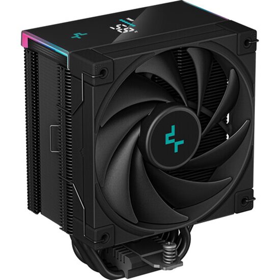 Cooler procesor Deepcool AK500S Digital negru iluminare aRGB si display