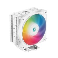 Cooler procesor Deepcool AG400 alb iluminare aRGB