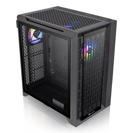 Carcasa Thermaltake CTE C700 Tempered Glass neagra iluminare aRGB