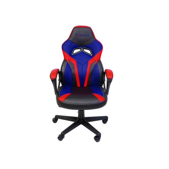 Scaun gaming Inaza Hero negru cu rosu si albastru