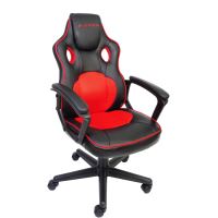 Scaun gaming Inaza Python negru cu rosu