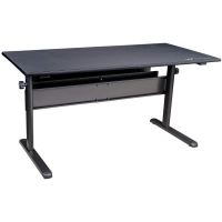 Birou gaming reglabil pe inaltime Thermaltake Level 20 GT BattleStation negru