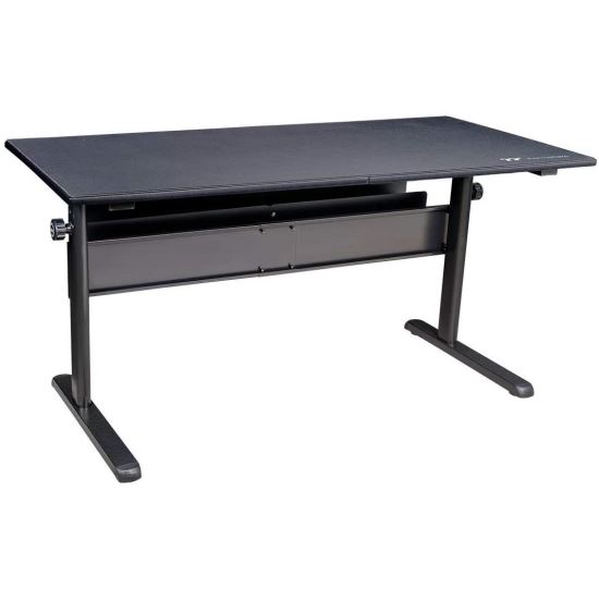 Birou gaming reglabil pe inaltime Thermaltake Level 20 GT BattleStation negru