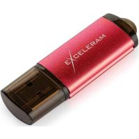 Memorie USB Exceleram USB 2.0 64GB A3 rosu