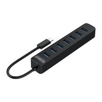 HUB USB Orico TWC3-7A 7 port-uri USB 3.0 negru